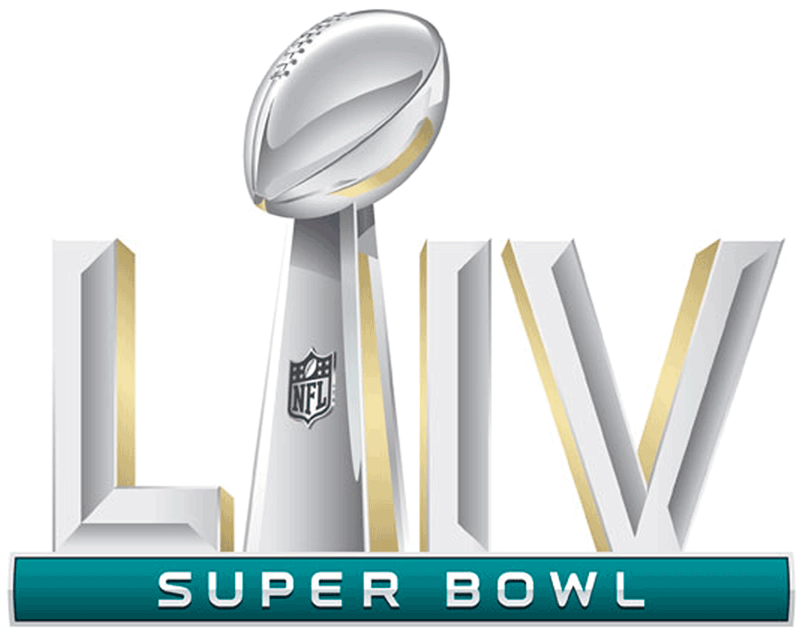 Super Bowl LIV Primary Logo iron on transfers for T-shirts